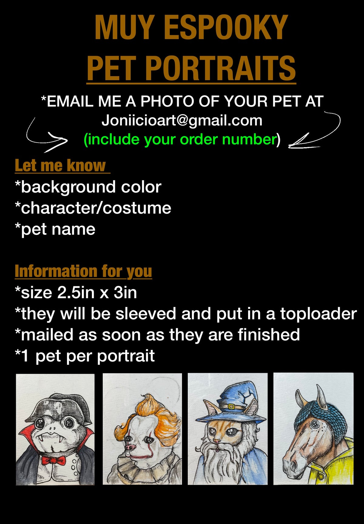 Muy Espooky Pet Portraits