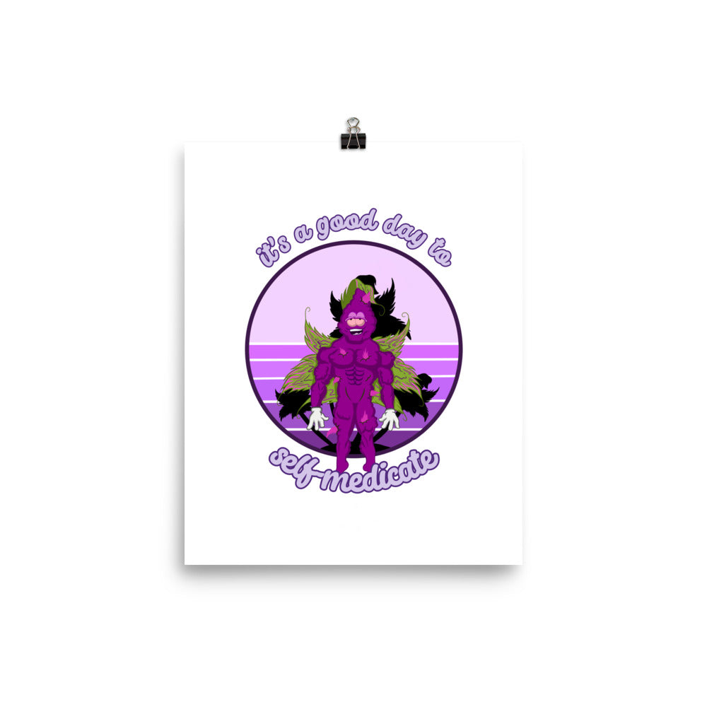 Buddie’s Purple Variant Print