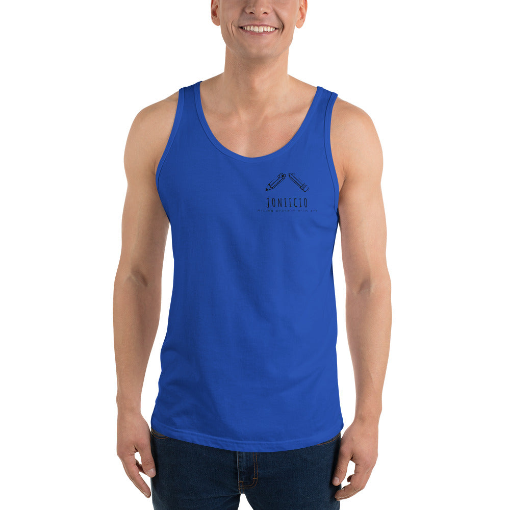 Mixing Protein With Art Tank Top