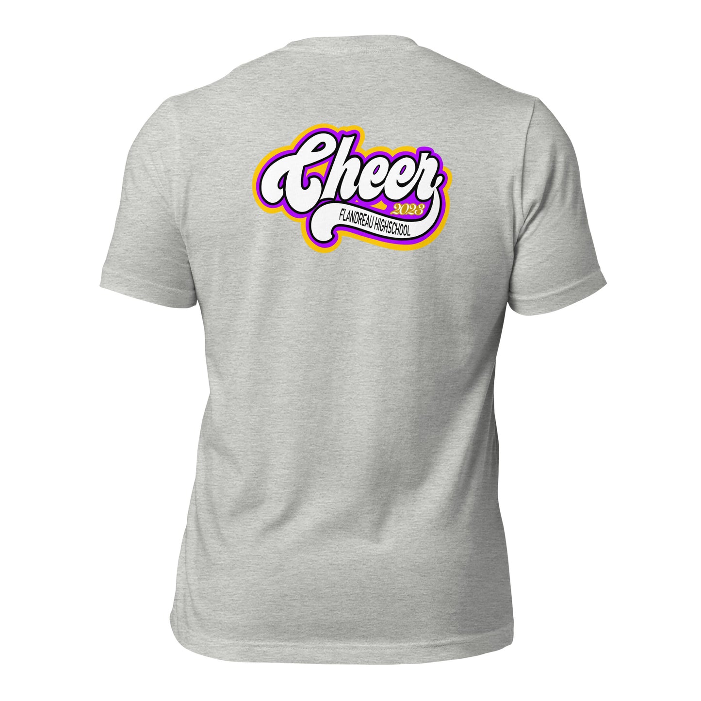 Cheer Front & Back Unisex t-shirt