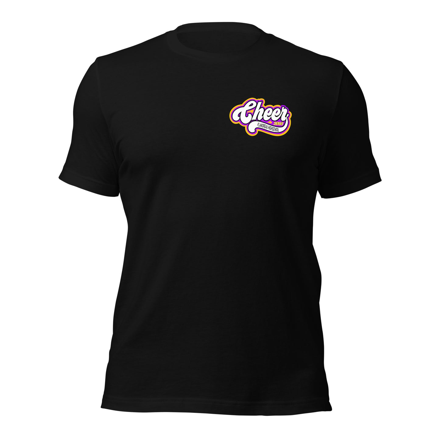 Cheer Front & Back Unisex t-shirt