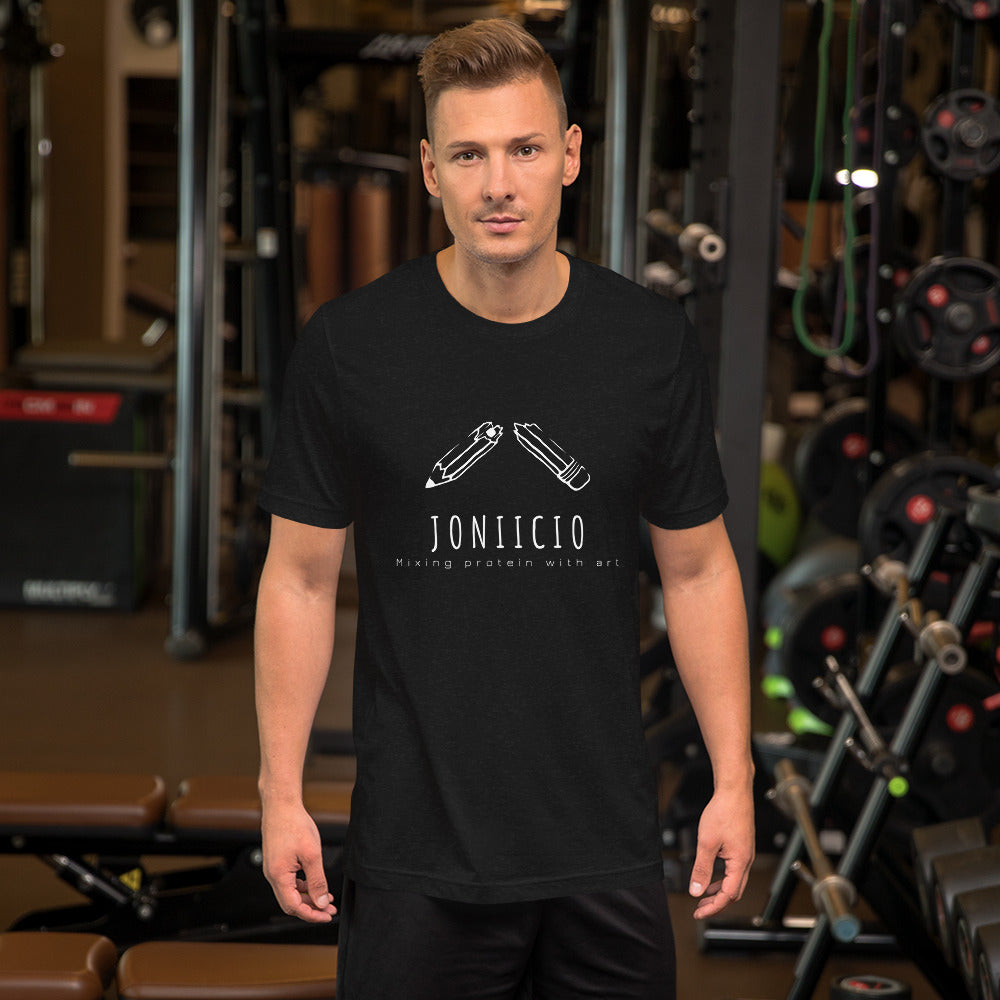 Mixing Protein With Art (Unisex t-shirt)