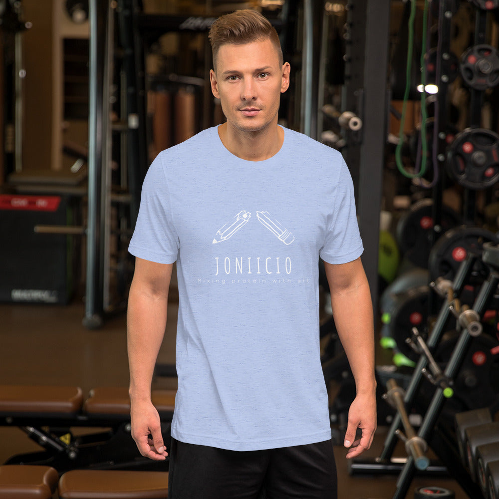 Mixing Protein With Art (Unisex t-shirt)