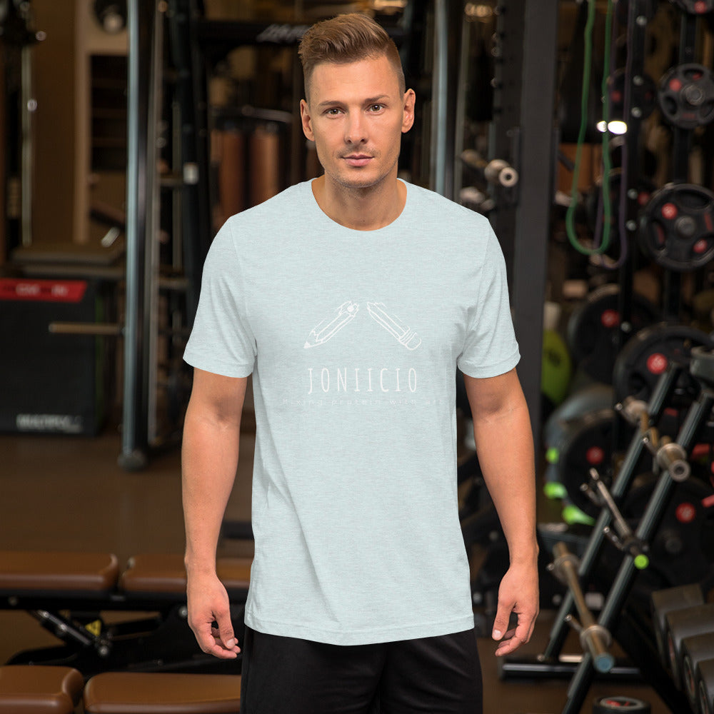 Mixing Protein With Art (Unisex t-shirt)