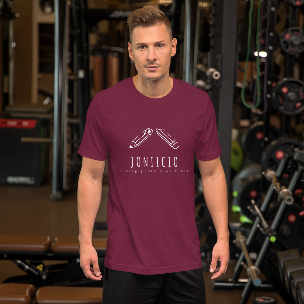 Mixing Protein With Art (Unisex t-shirt)