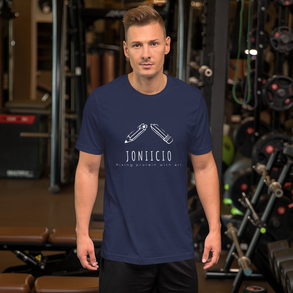 Mixing Protein With Art (Unisex t-shirt)