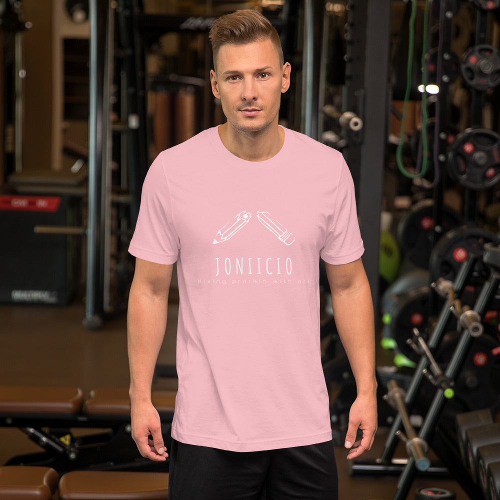 Mixing Protein With Art (Unisex t-shirt)