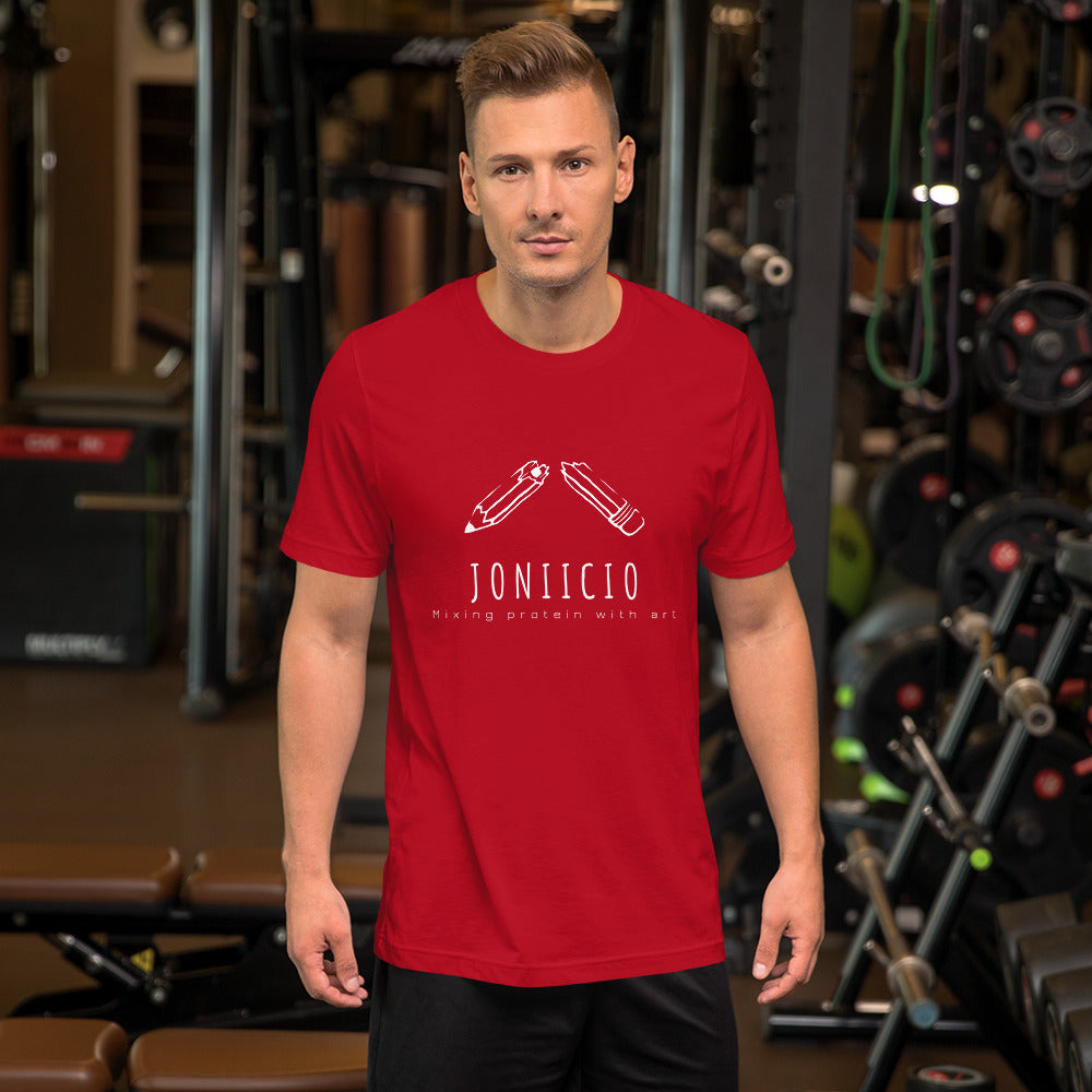 Mixing Protein With Art (Unisex t-shirt)