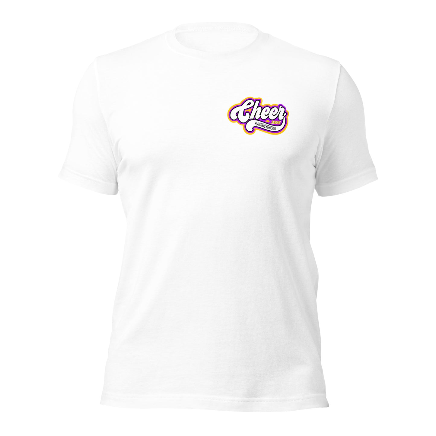 Cheer Front & Back Unisex t-shirt