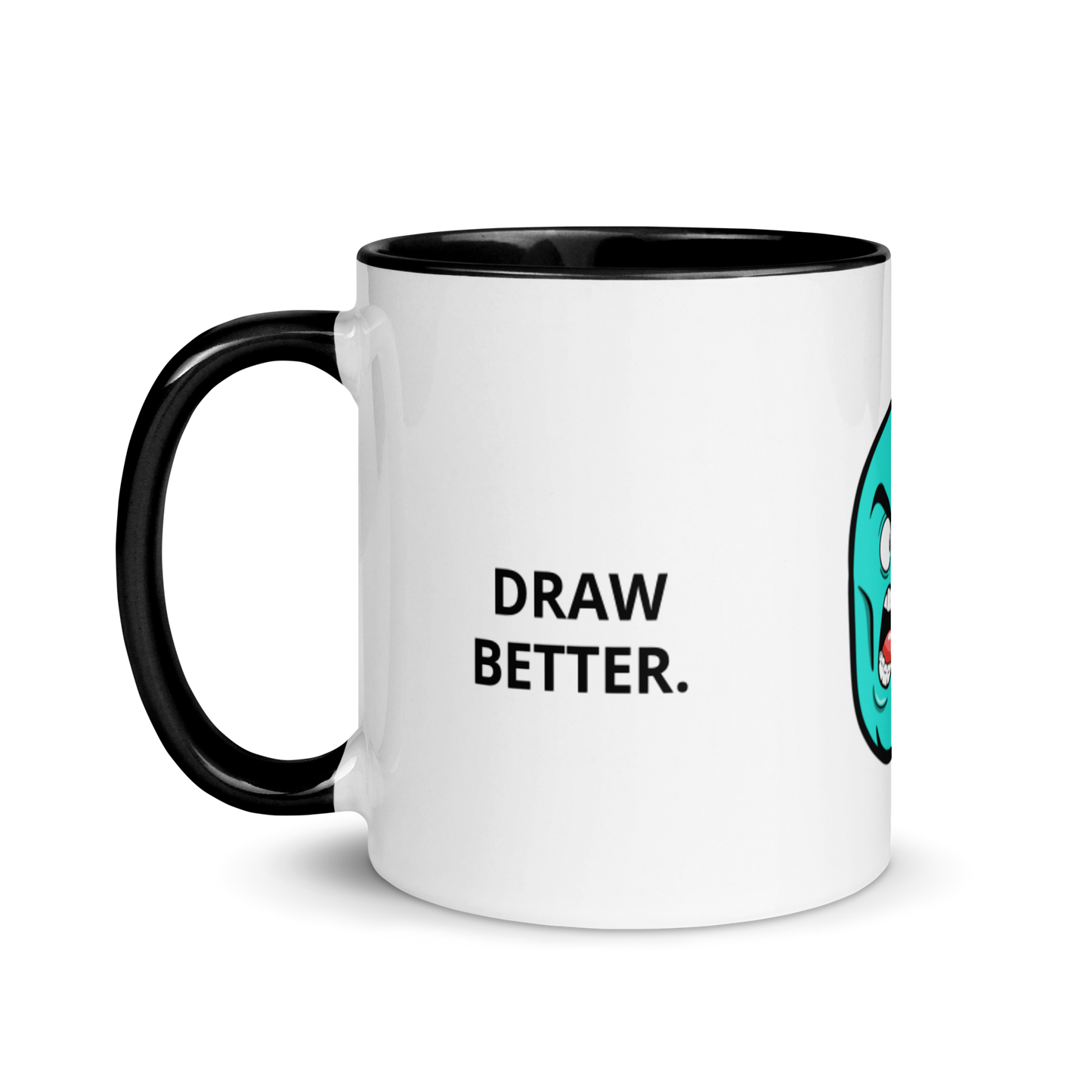“DRAW BETTER.” MUG