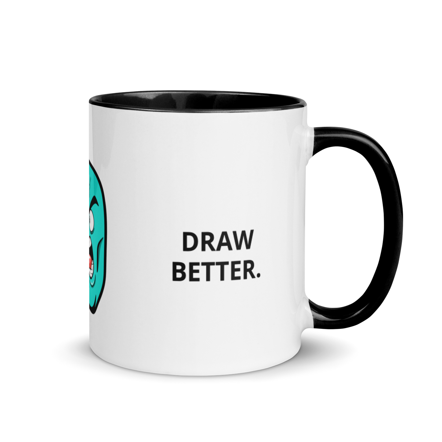 “DRAW BETTER.” MUG