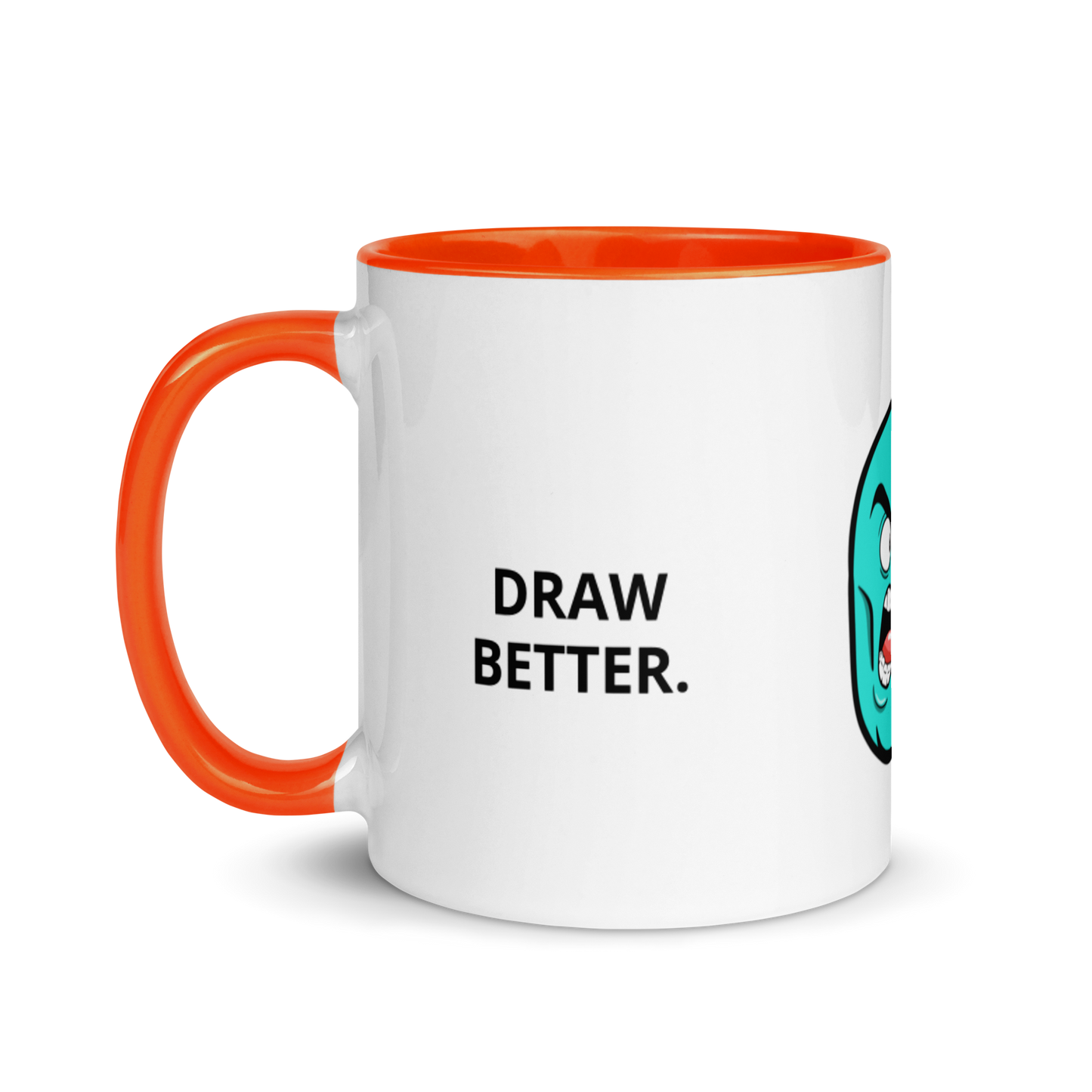“DRAW BETTER.” MUG