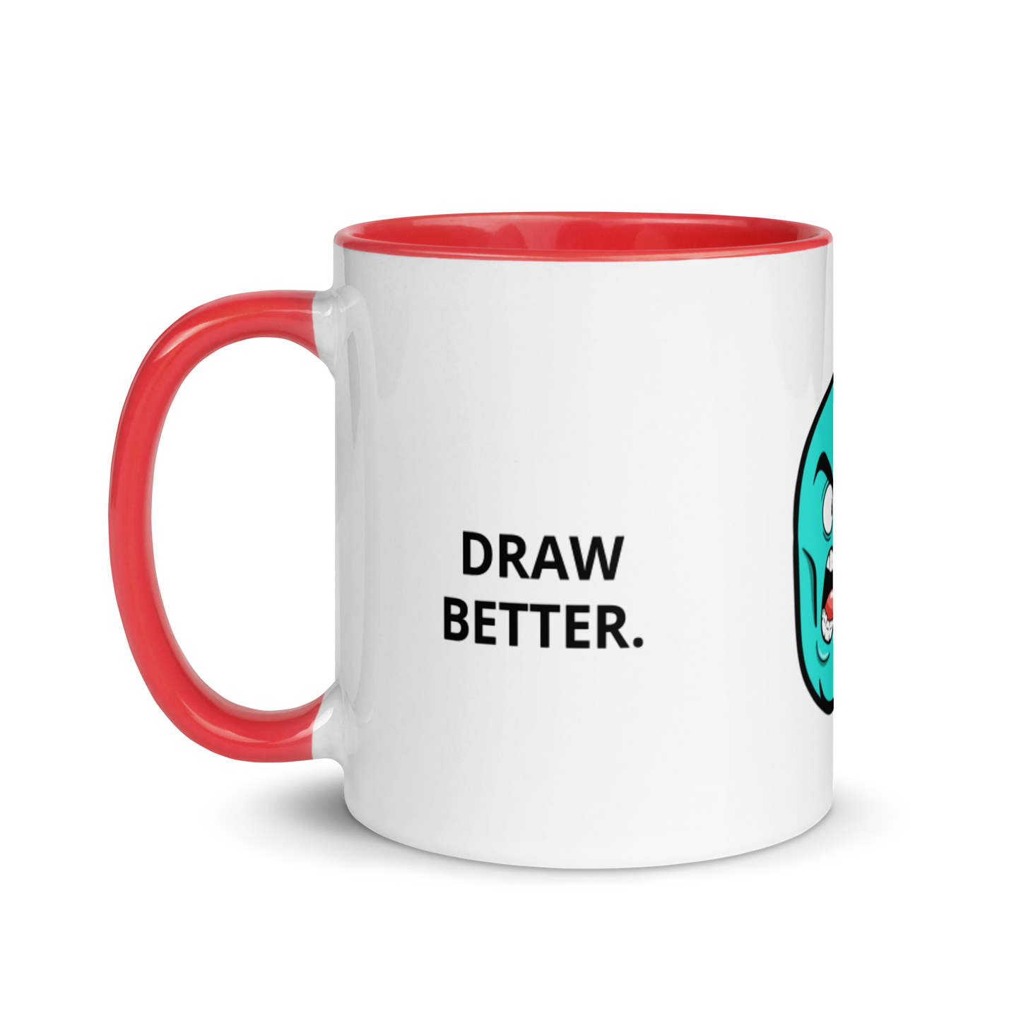 “DRAW BETTER.” MUG