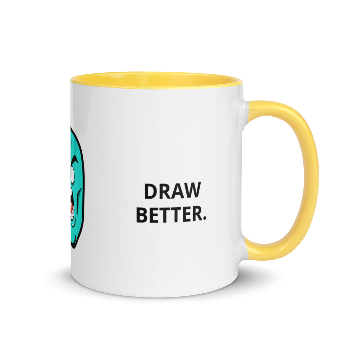 “DRAW BETTER.” MUG